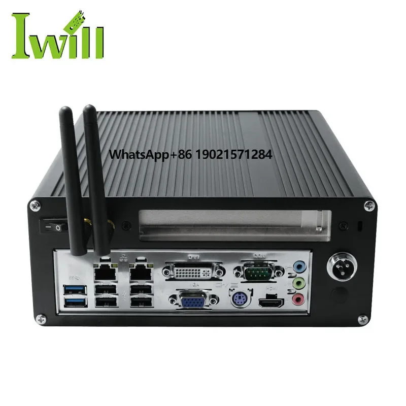 

Iwill I3 I5 I7 Mini Vehicle Pc 8gb Ram 128gb Ssd 500g HDD Dual Lan Car Computer with Power Cord and Pcie Slot