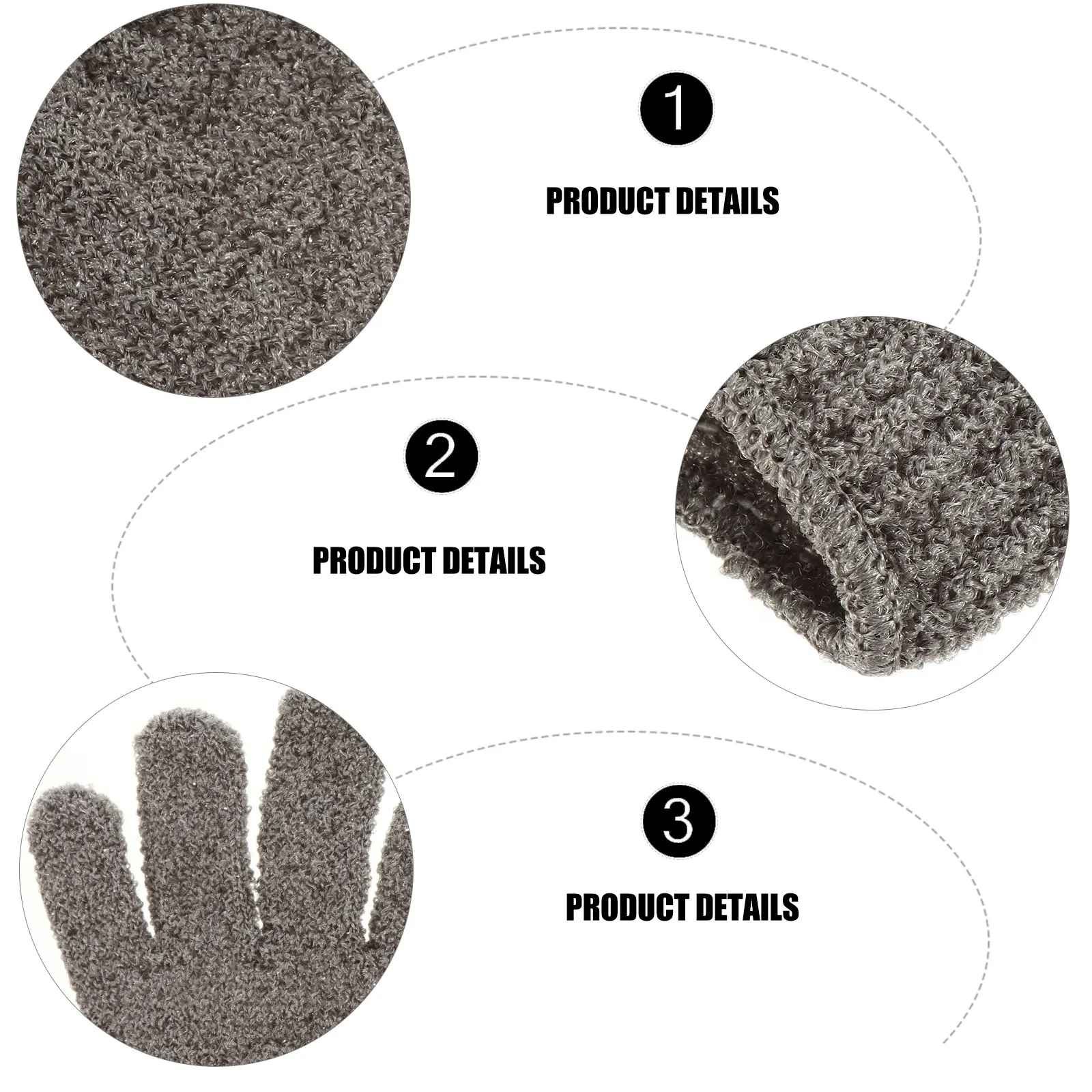 

2Pairs Bath Gloves Premium Exfoliating Shower Scrub Wash Mitts Gentle Skin Care Bathroom Shower Gloves Soft Exfoliation