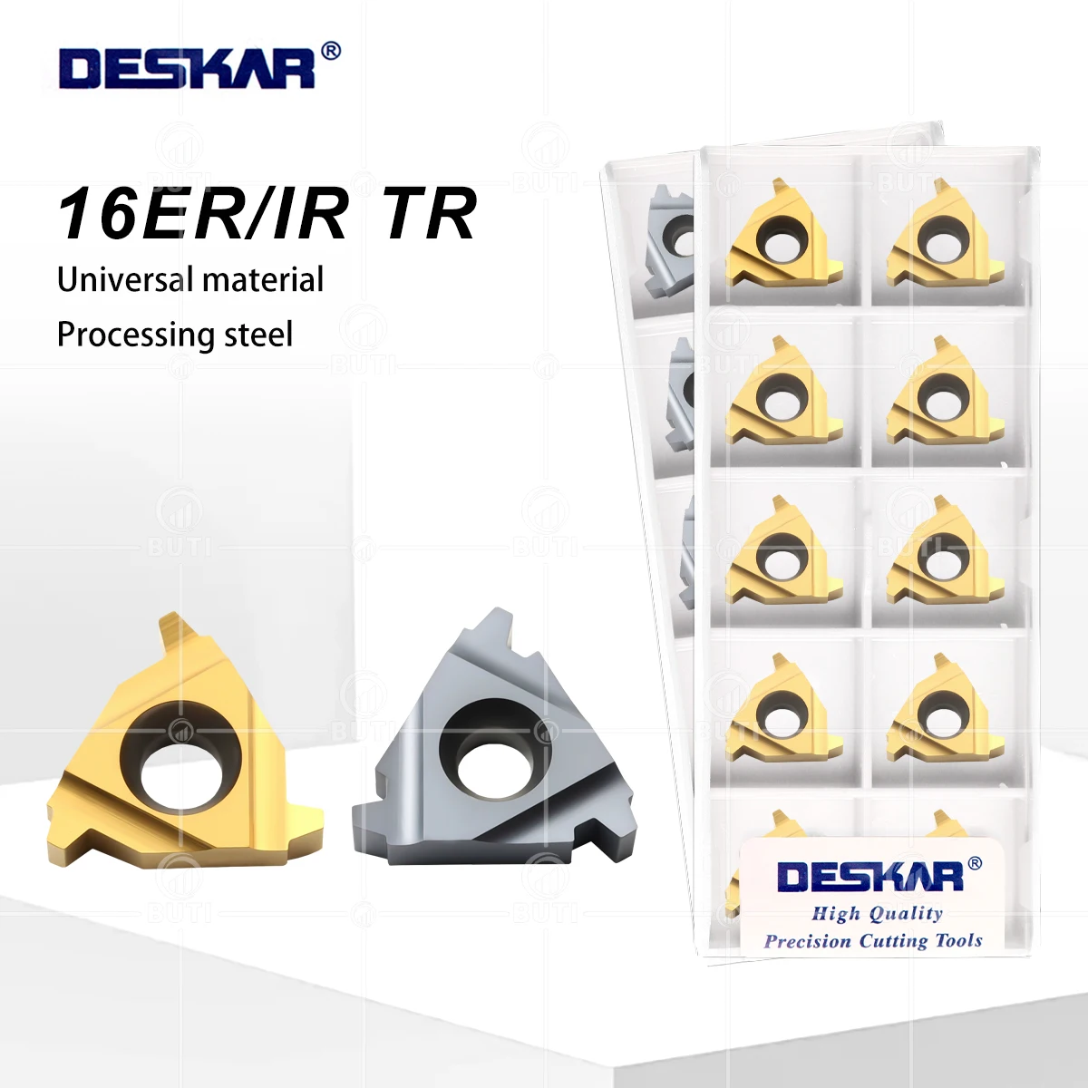 

DESKAR 100% оригинал 16ER 16IR 1.5TR 2TR 2.5TR 3TR LDA LDC Токарный станок для резки резьбы из сплава Износостойкие лезвия для резки резьбы