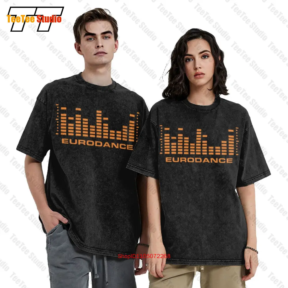Eurodance Level Equalizer Vintage Oversized T-Shirt G5TY