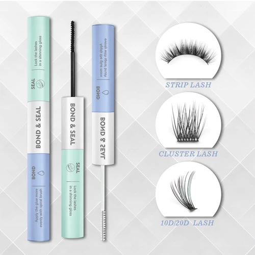 Imagen 2 del producto Pegamento para pestañas de larga duración, resistente al agua, para pestañas individuales, sin látex, 10ML