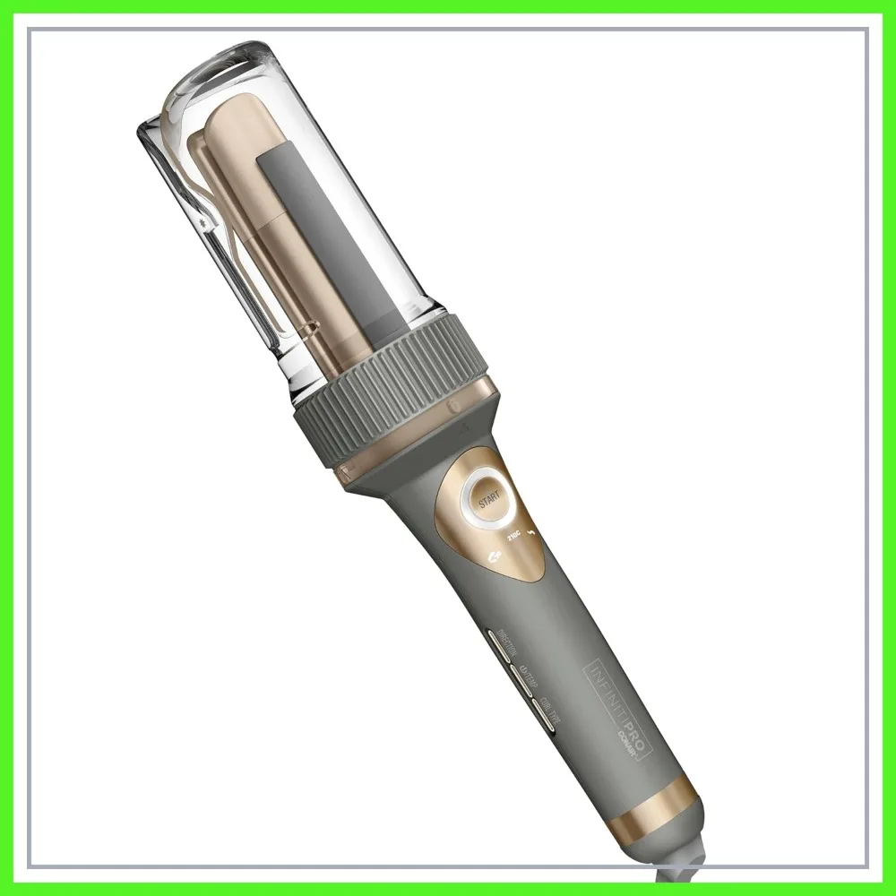 

Automatic Curling Iron with 1 1/4-Inch Barrel for All Hair Types, Dual Voltage for Travel