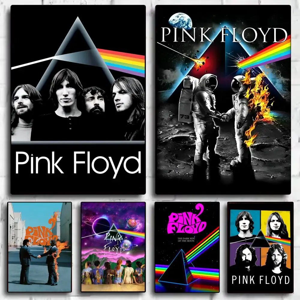 Band P-Pink F-Floyd Poster Perfect Sticker Self Adhesive Art Designed for Home Dining Office Spaces