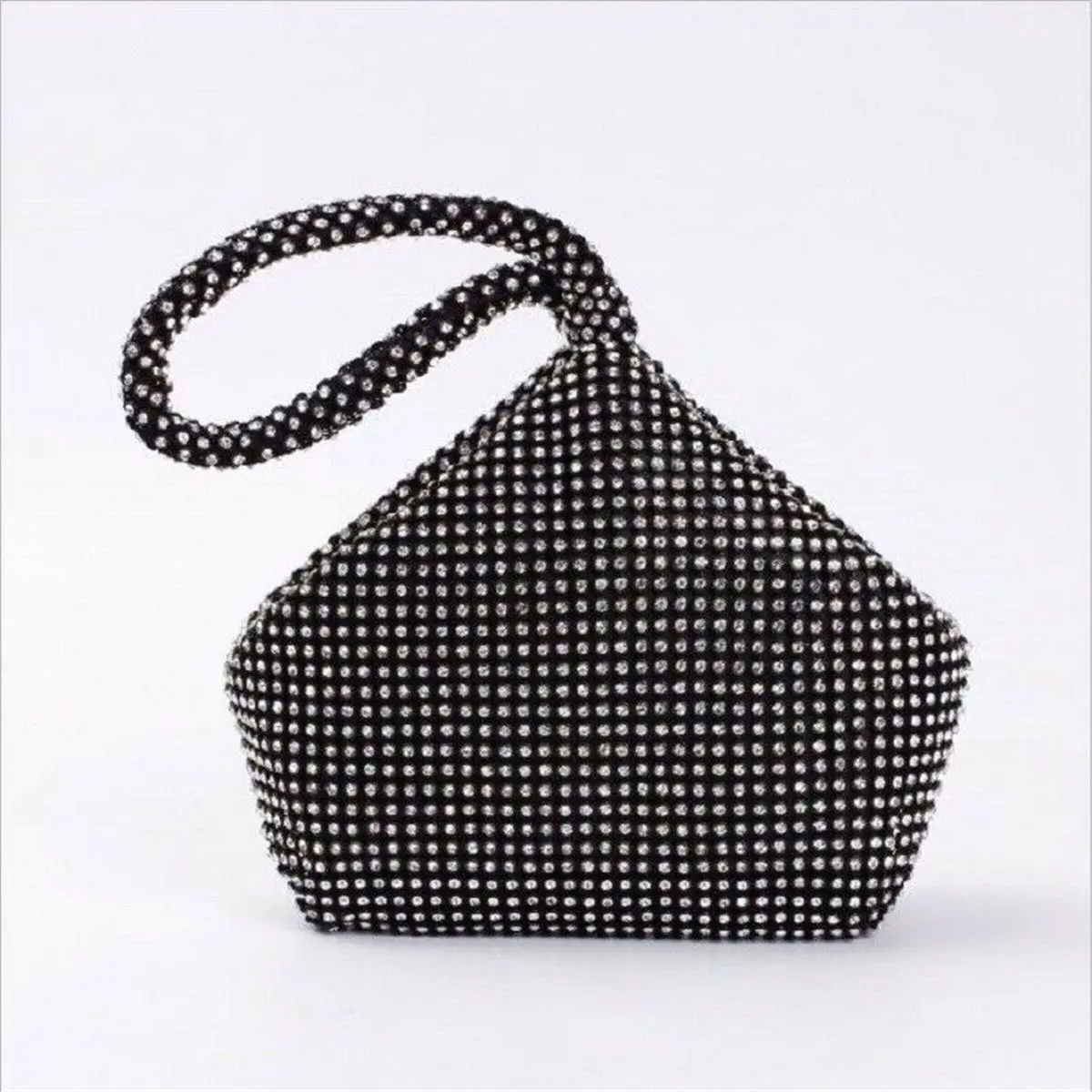 

Women Wedding Party Diamant Evening Bag Crystal Bag Triangle Clutch Purse Wedding Prom Pouch