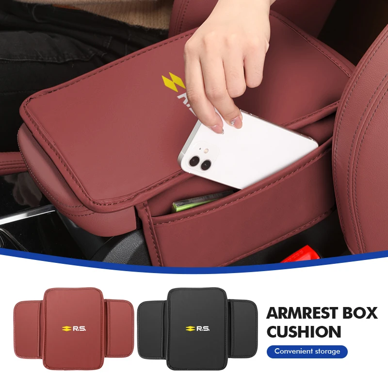 Protetor de Armazenamento à Prova de Poeira para Console Central de Carro para Renault RS Sport Megane 3 4 2 Clio 5 Line Sandero Scenic Logan