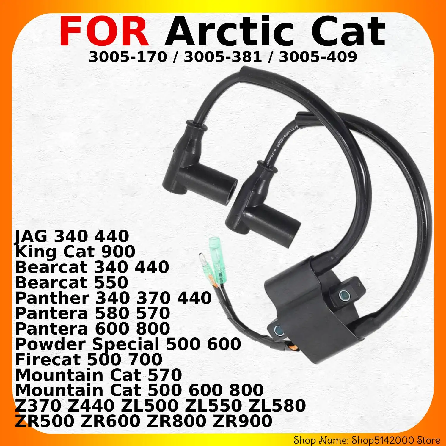 3005-381 Electronic Ignition Unit For Arctic Cat Mountain Cat Firecat Pantera Powder Special 500 600 700 800 EF King Cat 900 ZL