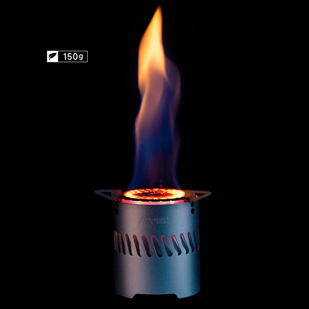 

Портативная спиртовая горелка Turbo – ветрозащитная, мощная титановая походная плита для кипячения воды и чая, легкая, из сплава TC4.