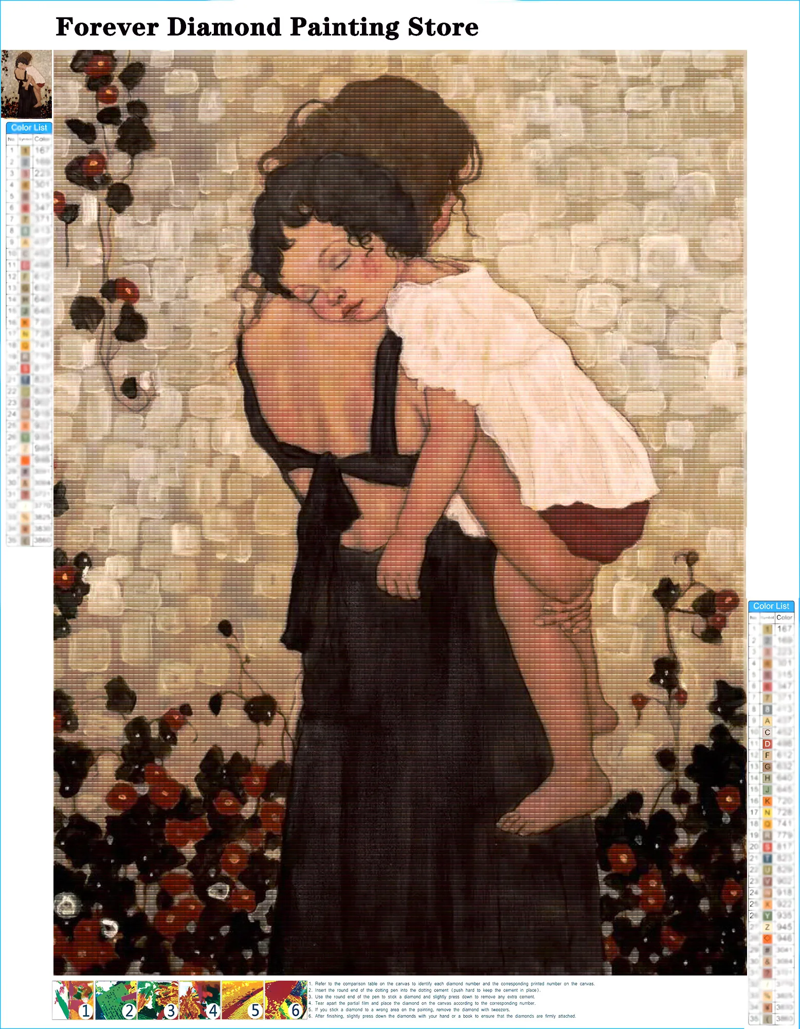 Famosa madre amore gemelli bam - Photo Mosaic Print recensione e prezzo
