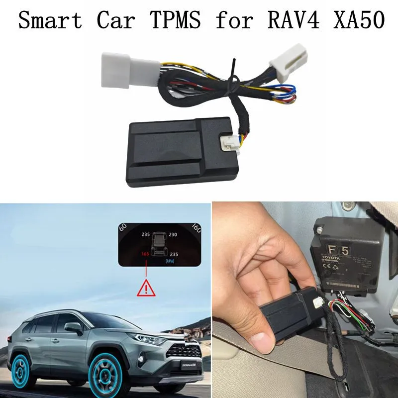 Car TPMS Tyre Pressure Monitoring System Digital LCD Dash Board Display For Toyota Rav4 2019 2020 Xa50 2021-2024