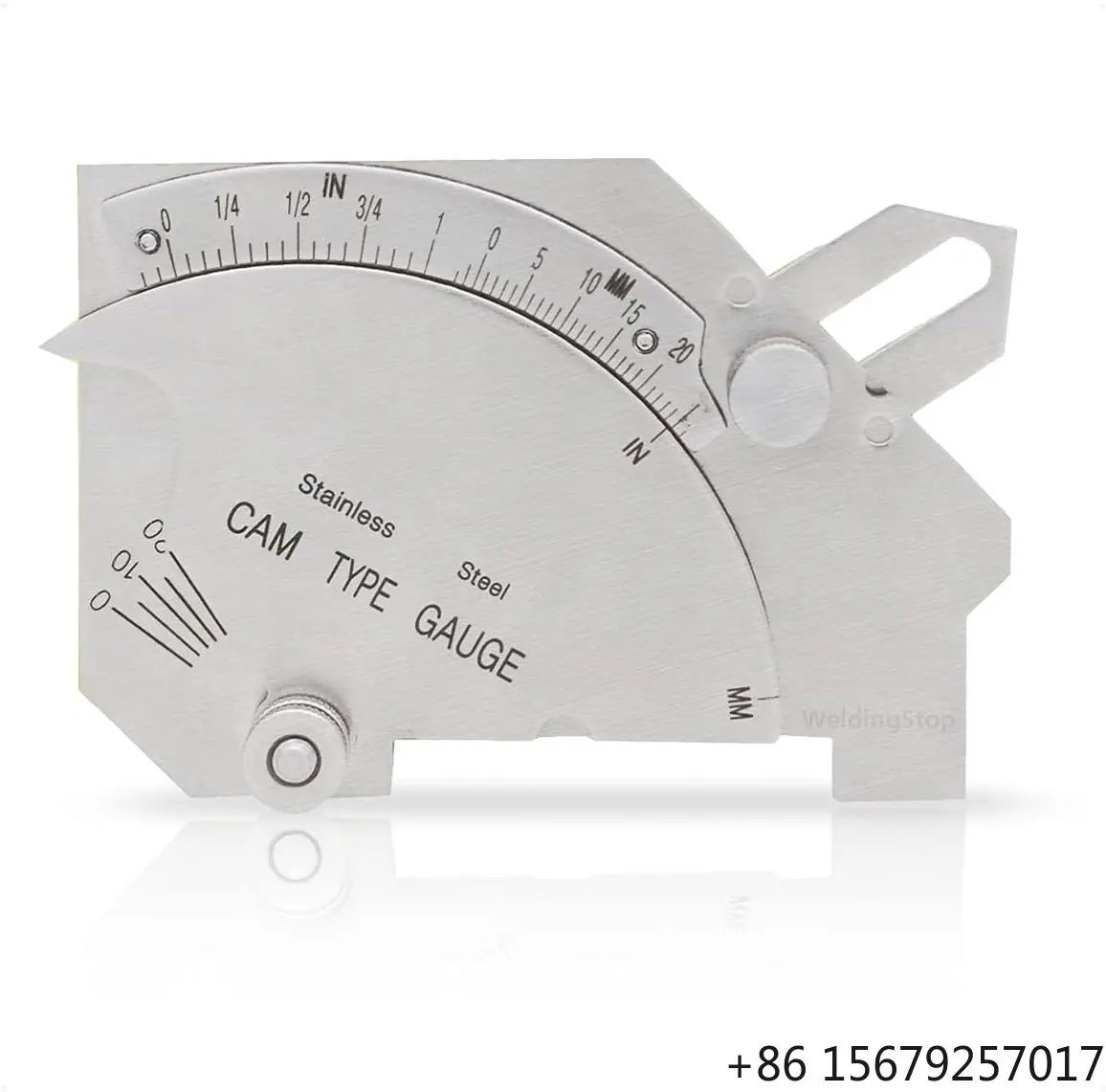 Uweld MG-8 Multi-function Cam Gauge Welding Fillet Throat Gage Welding Gauge for Inspection of  Stainless Steel Weld Gage