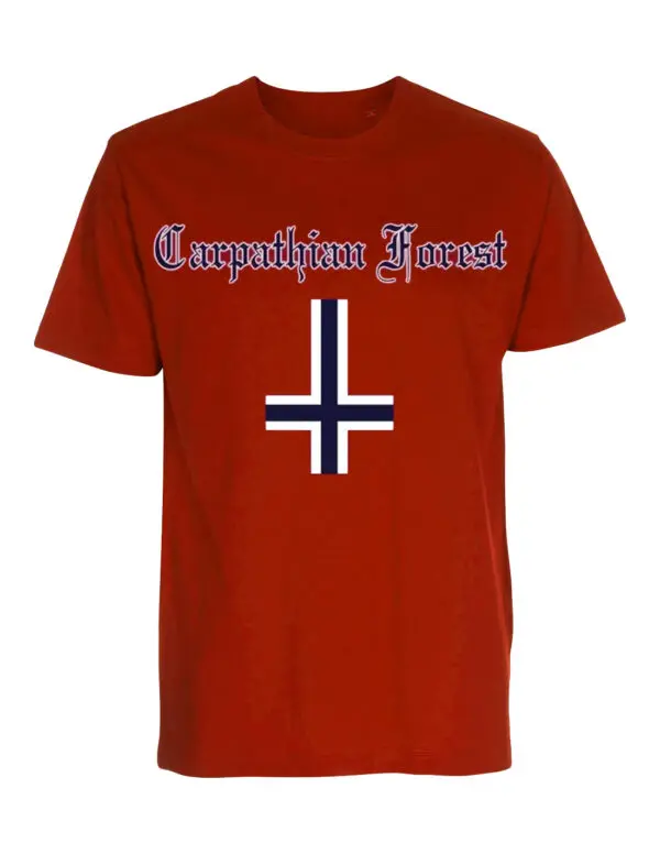 2025, sommerliche Karpatenwald-Norwegen-bedruckte Baumwoll-T-Shirts für Herren und Damen, hochwertige Kurzarm-T-Shirts