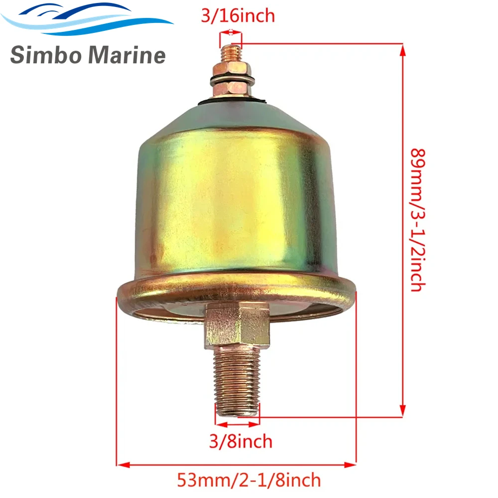 34623 Oil Pressure Sensor For MerCruiser OMC Inboard And for Volvo Penta Stern Drive 3.0L- 9.4L V6 And V8 Engines 815425 815425T image 2