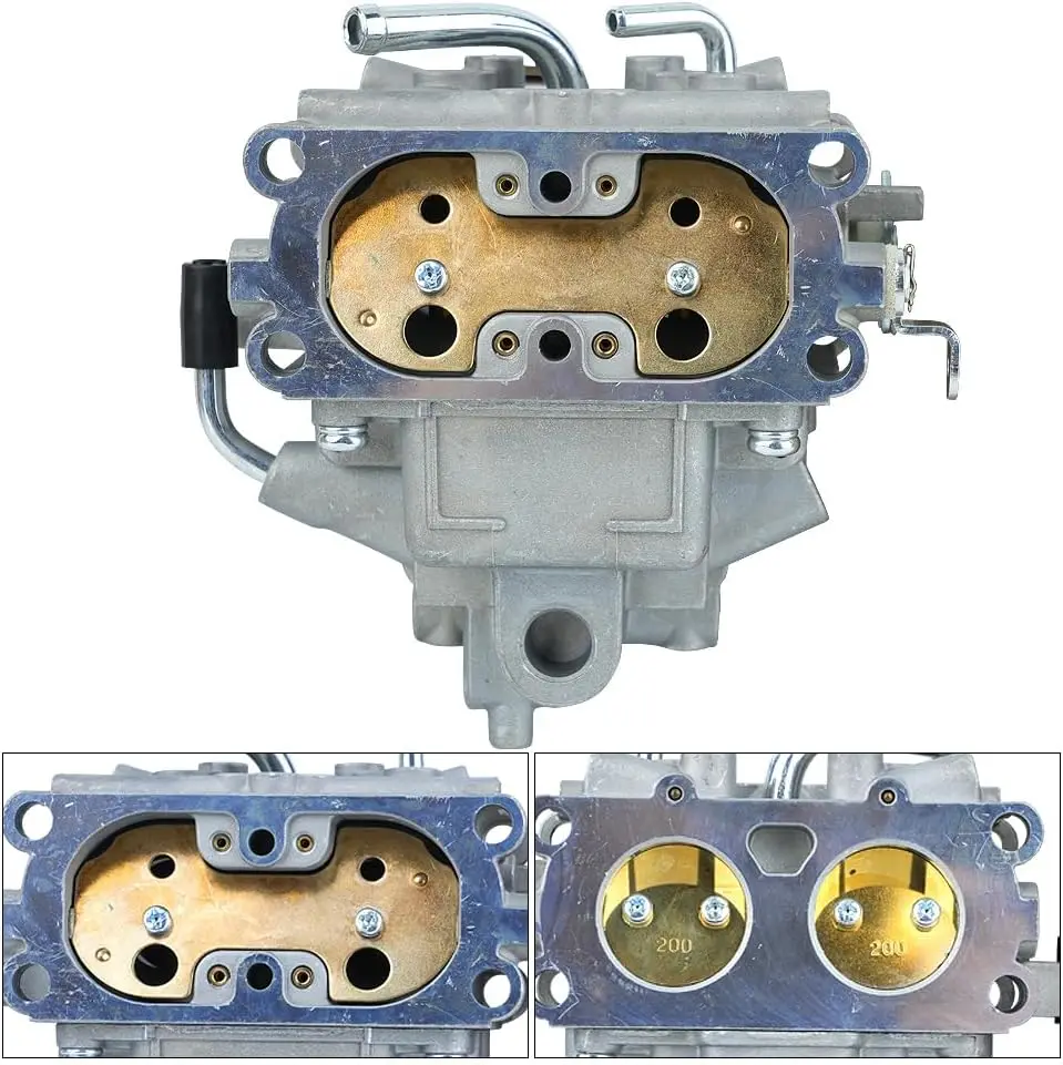 808626 Carburetor Tune-Up Kit with Fuel Pump Air Filter Spark Plugs Compatible for Briggs & Stratton 380442 386442 Lawn Mower