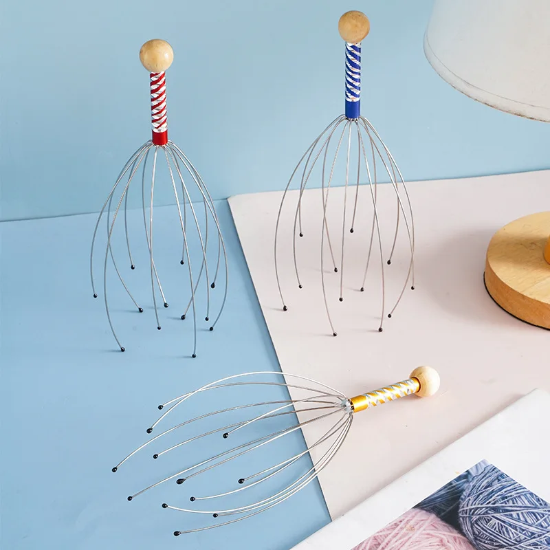 

1 шт., массажные когти для когтей, массажер для головы осьминога, скребок для кожи головы, массажный коготь, маленький артефакт, экстрактор для извлечения душа