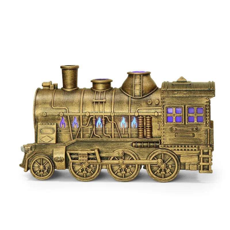 Small train humidifier, aromatherapy machine, colorful lights, large fog volume ultrasonic diffuser