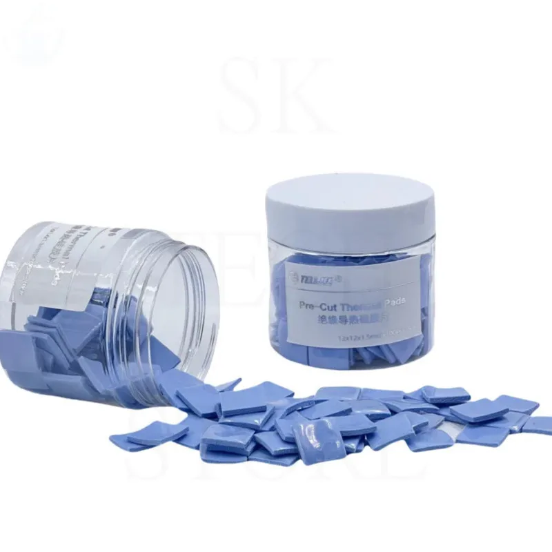 Pre Cut Thermal Silicone Pad High Thermal Conductivity Shock Absorber Corrosion Resistant for Car BMS ECU Automotive Electronics