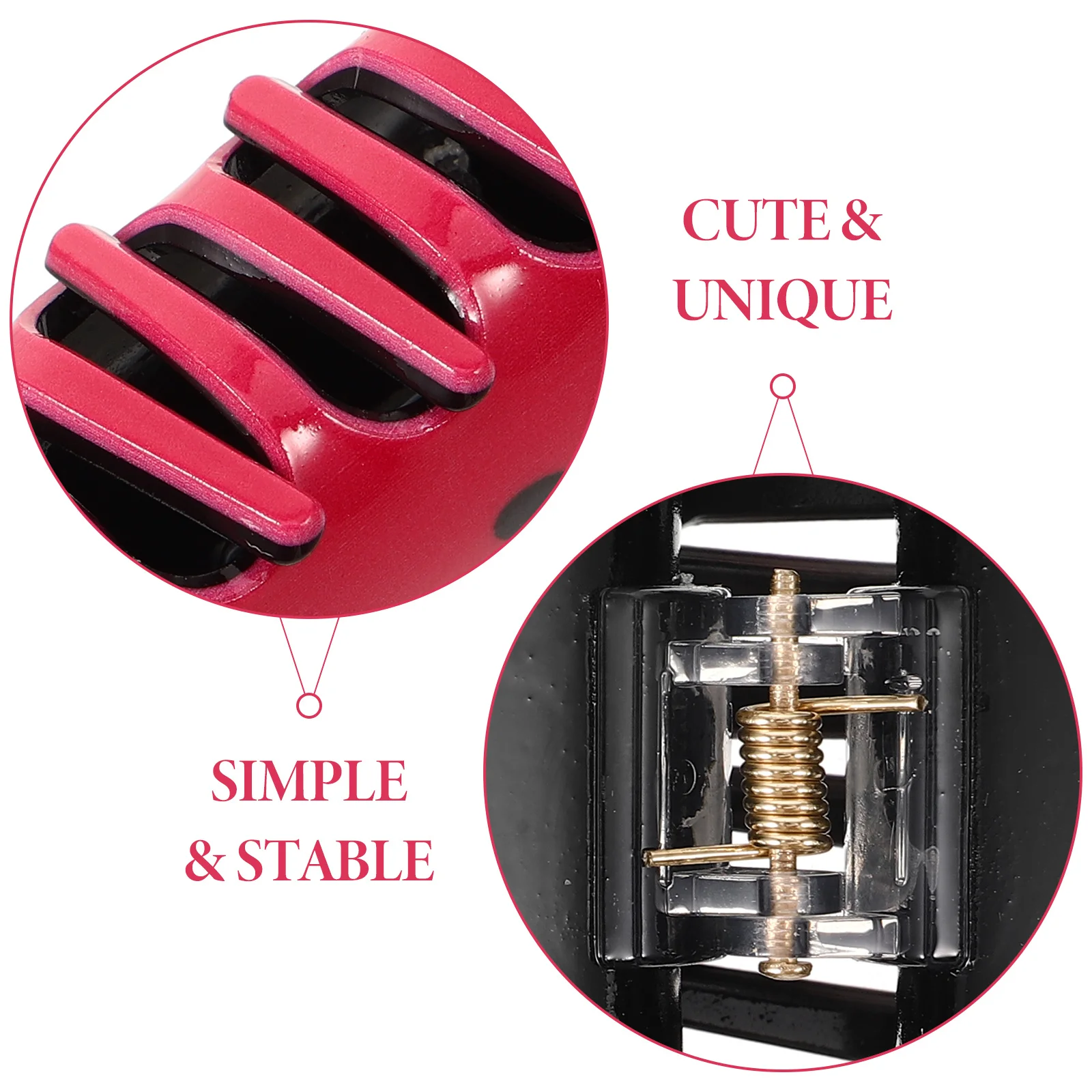 

Fruit Hair Claw Clip Strawberry Hair Claw Clip for Women Strong Grip Secure Fit Not Easy to Fall Slip Resistant Design