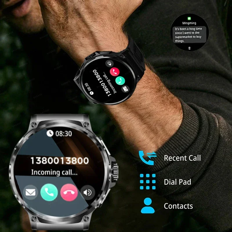 New 710mAh Bluetooth Call Smart Watch Men Sport Fitness Watches 1.85