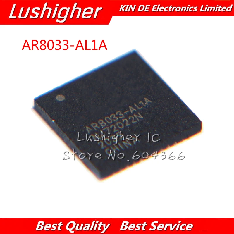 

10pcs AR8033 AR8033-AL1A QFN48 чип Ethernet