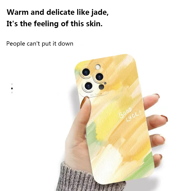 New Fashion Watercolor Painting Silicone Phone Case For Xiaomi 14T Pro 13 12 11 Lite 14 13T 12T Poco F6 F5 X6 X5 X3 M6 Pro Cover