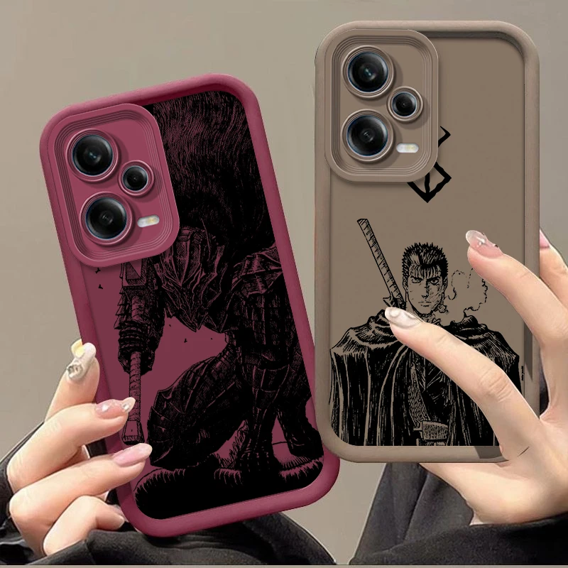 Comics Berserker Cool Art For Redmi Note 13 12 11T 11S 11E 10S 10T 9 8 7 Pro Plus Lite Eye Ladder Phone Case