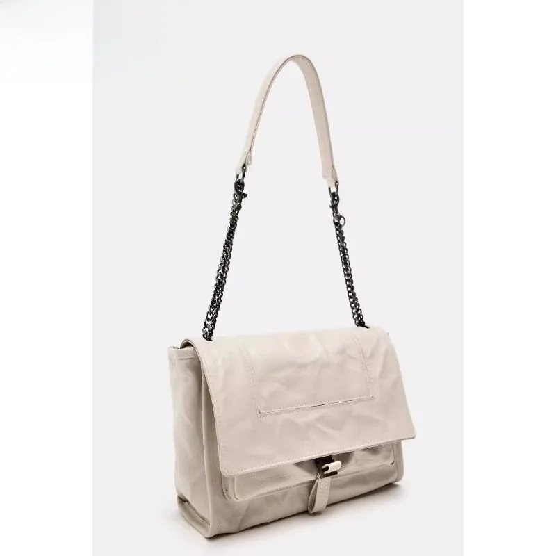 

Spring 2024 Women's Ro Sle Soft Leather Crossbody Bag Single oulder Bag New Arrival Casual Ocn PU Artificial Leather