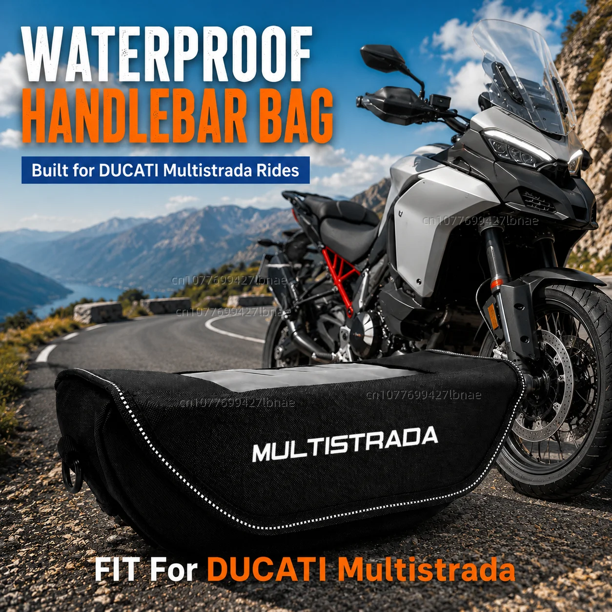 Front Storage Bag Motorcycle Handlebar Bag water-proof Navigation Bag For Multistarada 1200/1260/S/ST 950 MULTISTRADA V2S V4S