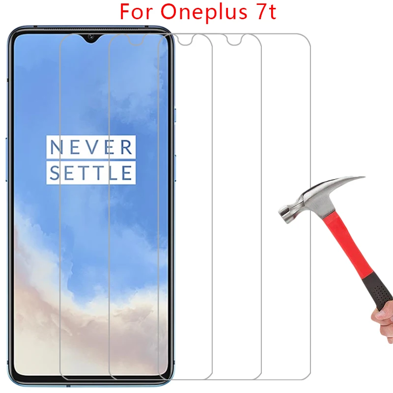 Защита экрана для oneplus 7 t, защитное закаленное стекло на oneplus7t, 7 t, t7, one plus, plus7t, пленка для телефона, Стекло 9h, omeplus, onplus
