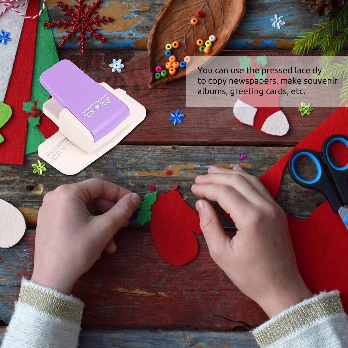 

1Pcs DIY Manual Paper Craft Punch Small Embossed Cutter for Scrapbooks Cards Envelopes Craft Paper Hole Puncher