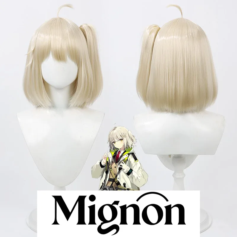 อาร์คไนท์ส ซีน คอสเพลย์ วิกผมถักเปียเล็กๆ แบบถอดได้ สีครีมเหลือง ของขวัญวันฮาโลวีน
