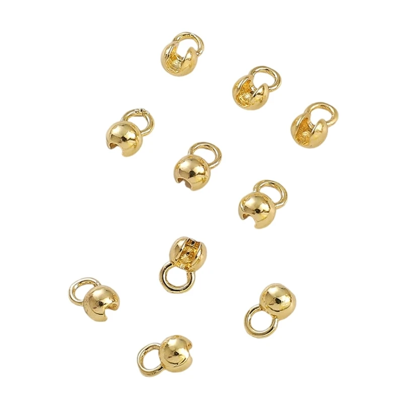 10pcs Elegant Bead Closure Practical Connector Clasp for Bracelets and Necklaces Dropsale