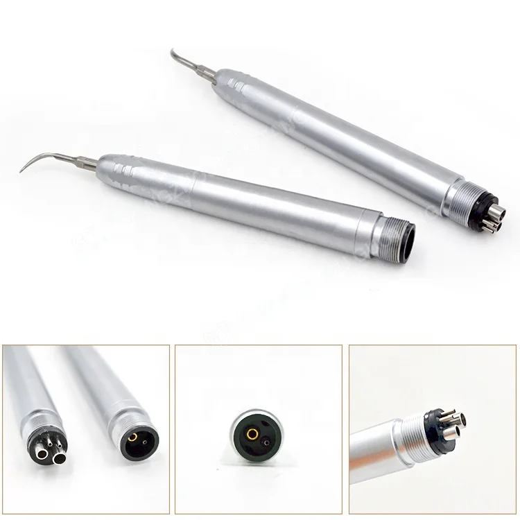 High Frequency den tal Needle Tooth Air Scaler Handpiece / Air Scaler