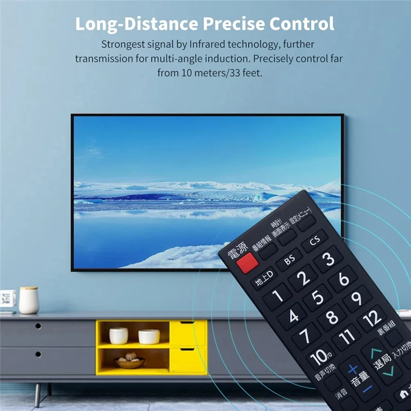 BTLIFE-Ganti Remote Control AN-52RC1 Untuk Remote Control TV LCD Pintar Sharp Versi Jepang