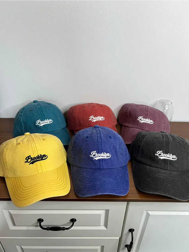 

Waed Baseball Cap ex High Quali Versatile Large Head Size Soft Top Sunade Dubill Hat Face Slimming Street Sle