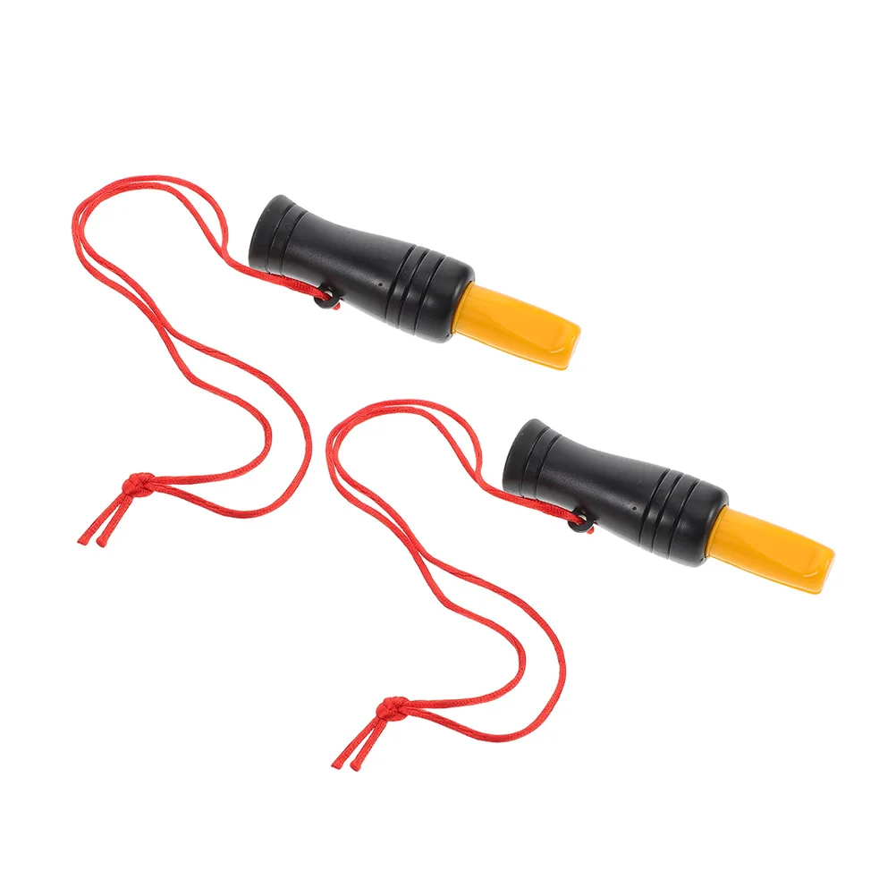 

2pcs Outdoor Bionic Bird Whistle Call Plastic Double Tubes Whistle For Nature Exploration Wildlife Hunting