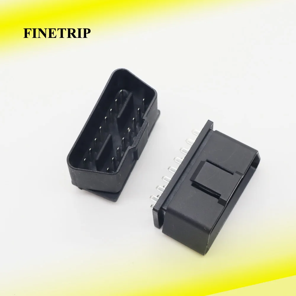 10pcs CNPAM Universal Car Auto Diagnostic Cable Adapter j1962 16 pin obd-ii OBD2 Male Connector Plug