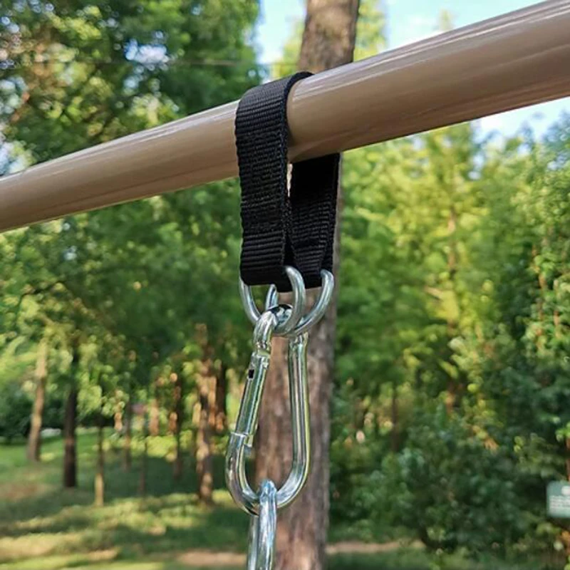 Kid Xoay Ghế Hạng Nặng Với Dây Đeo Có Thể Điều Chỉnh 122-153Cm, ngoài Trời Sân Chơi Xoay Bộ Phụ Kiện Móc Treo, Hỗ Trợ 55Kg