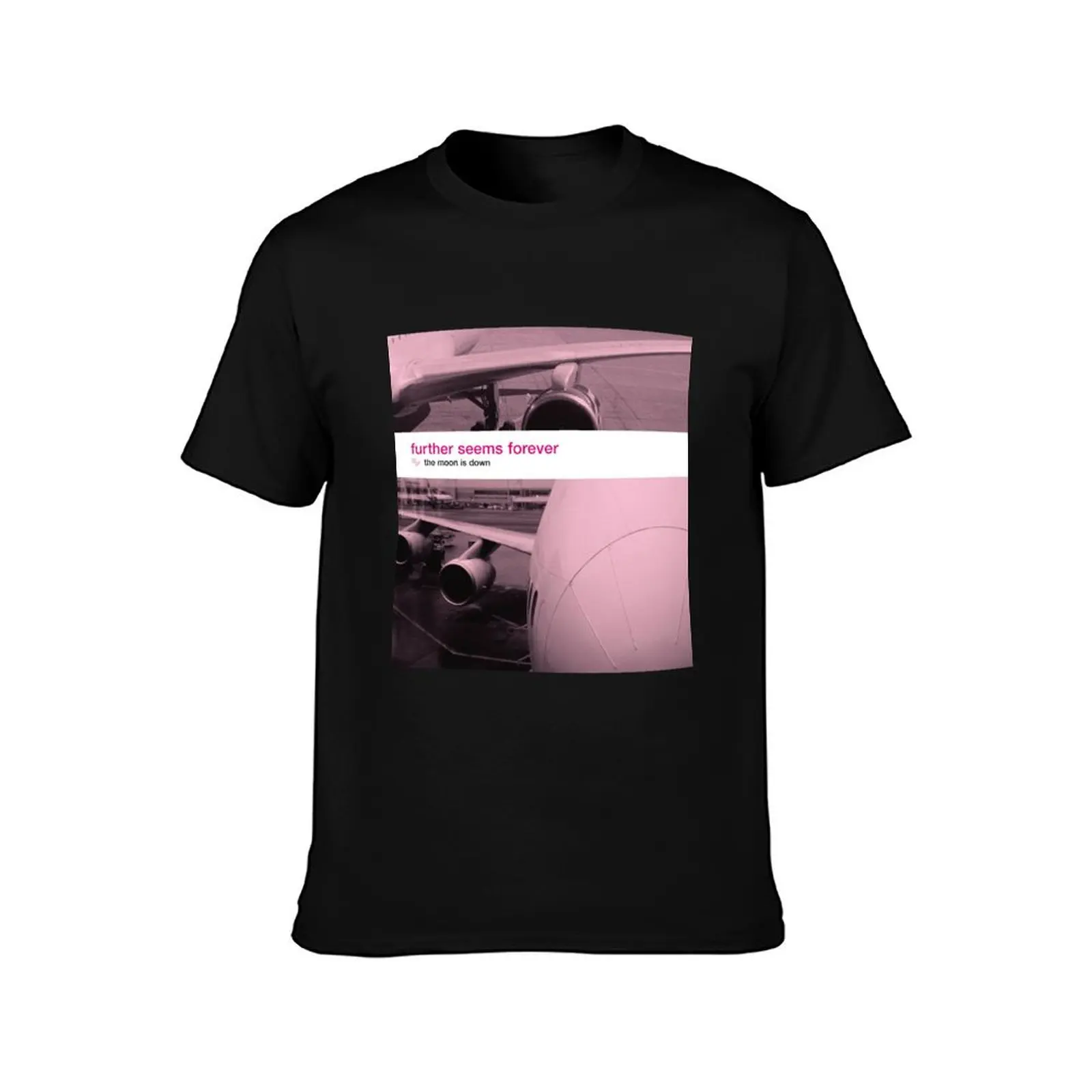 Further Seems Forever - The Moon Is Down T-Shirt Summer Casual Cotton Tee Oversized Streetwear Tops Vintage Graphic Print