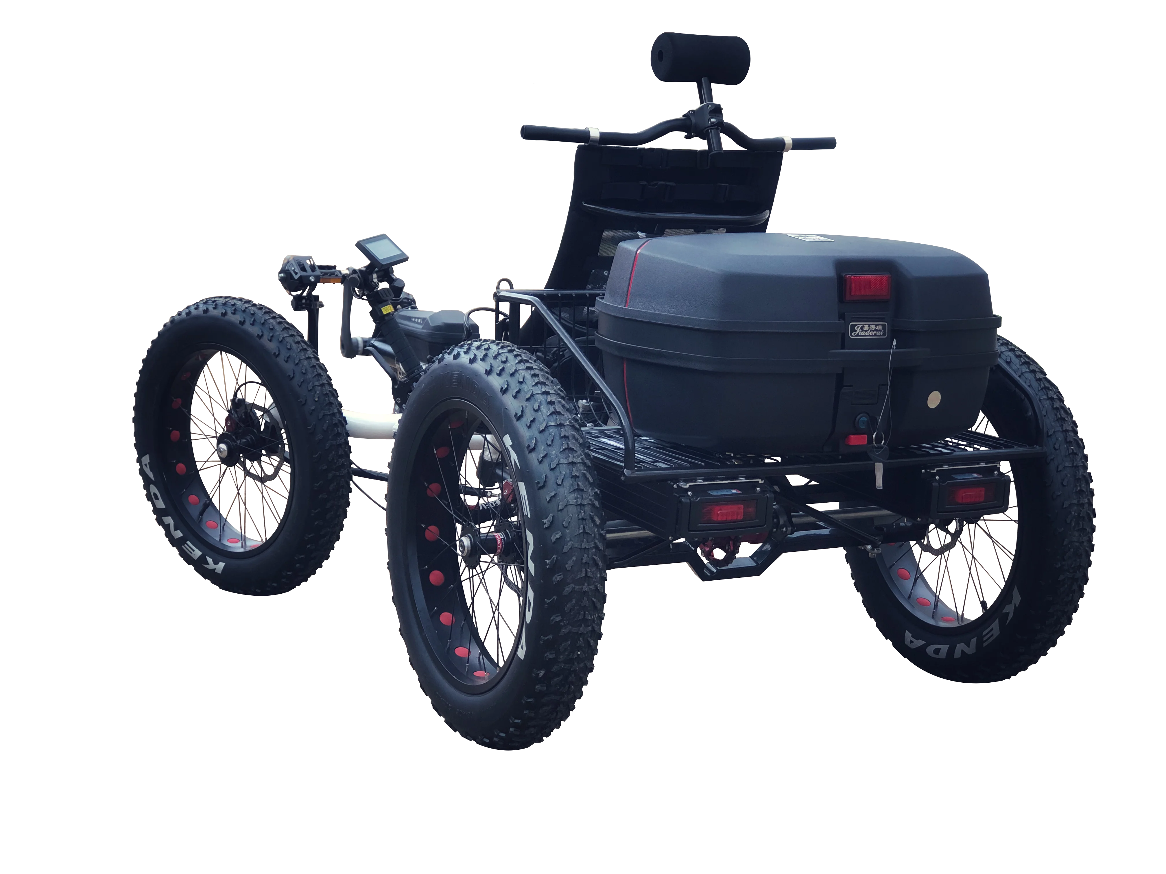 

Mountain Off-road Bafang Electric Fat Tire Recumbent Quadricycle Bike for Sale
