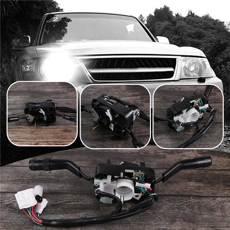 

QB-Indicator Head Light Lamp Switch Wiper Switch For Mitsubishi Pajero Montero Mk2 Mk 2 1990-2004