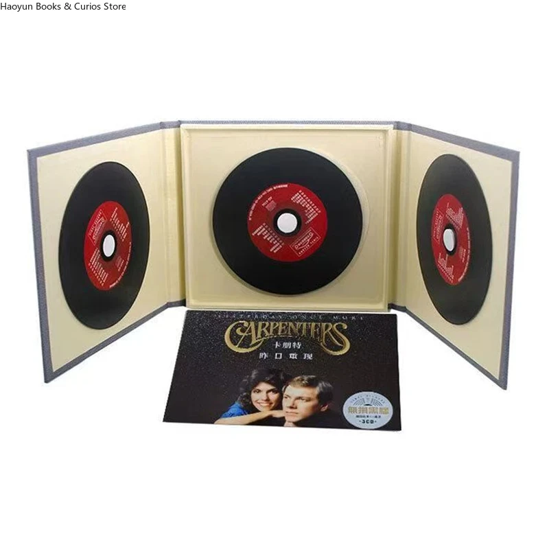 قرص مضغوط موسيقى النجارون، أمس مرة أخرى، سجل موسيقى الأغنية الإنجليزية، قرص مضغوط للسيارة، 3 قطع من سجل الموسيقى #4