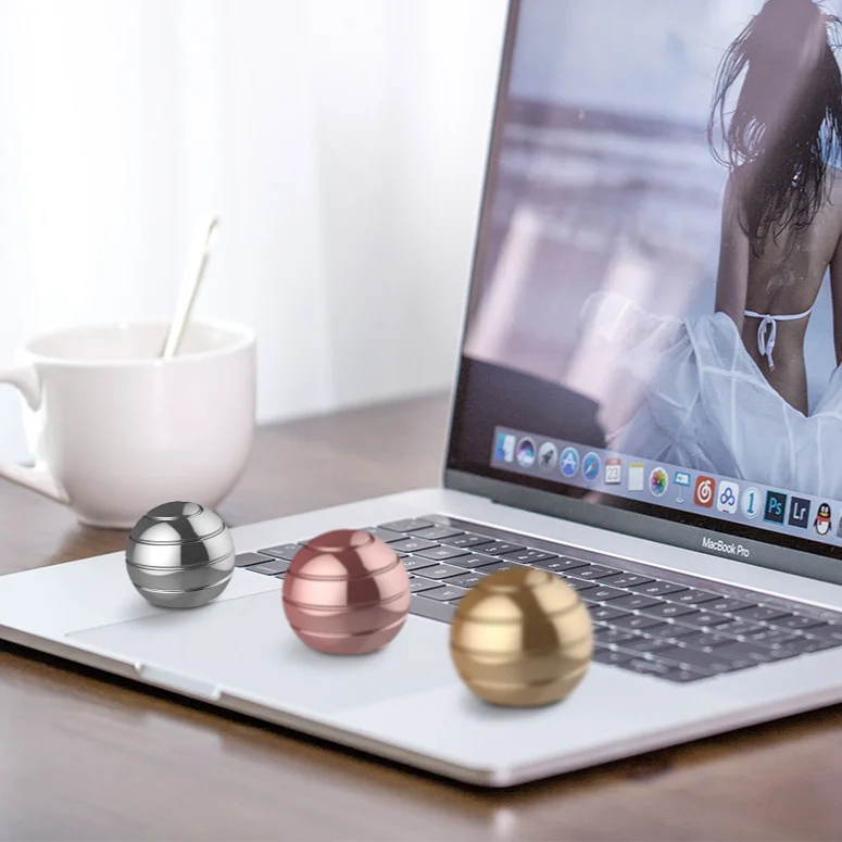 Fully Detachable Round Ball Fidget Spinner Desktop Rotating Toy Hand‑held Stress Relief Fidget Toy
