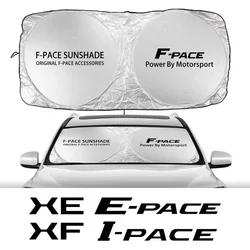 Car Windshield Sun Shade Cover Protector Auto Parasol Accessories For Jaguar F-pace XF XE XJ I-pace E-pace JS-Racing XK SV S R