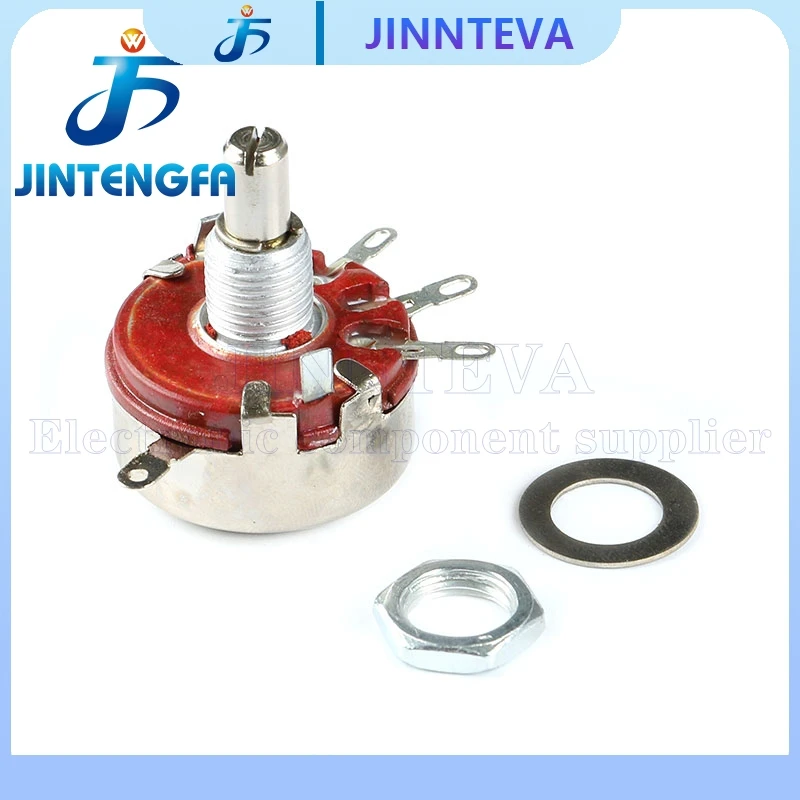 2PCS WTH118 DIY Kit Parts WTH118-1A 470R 1K 2.2K 3.3K 4.7K 5.1K 6.8K 10K 22K 33K 47K 100K 220K 470K 560K 2W 1A Potentiometer