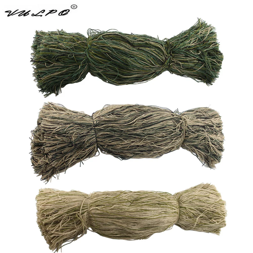 VULPO Synthetic Thread Burlap Yarns DIY Hunting Camouflage Suit Accessories Ghillie Suit Repairing Special Yarn Desert Woodland