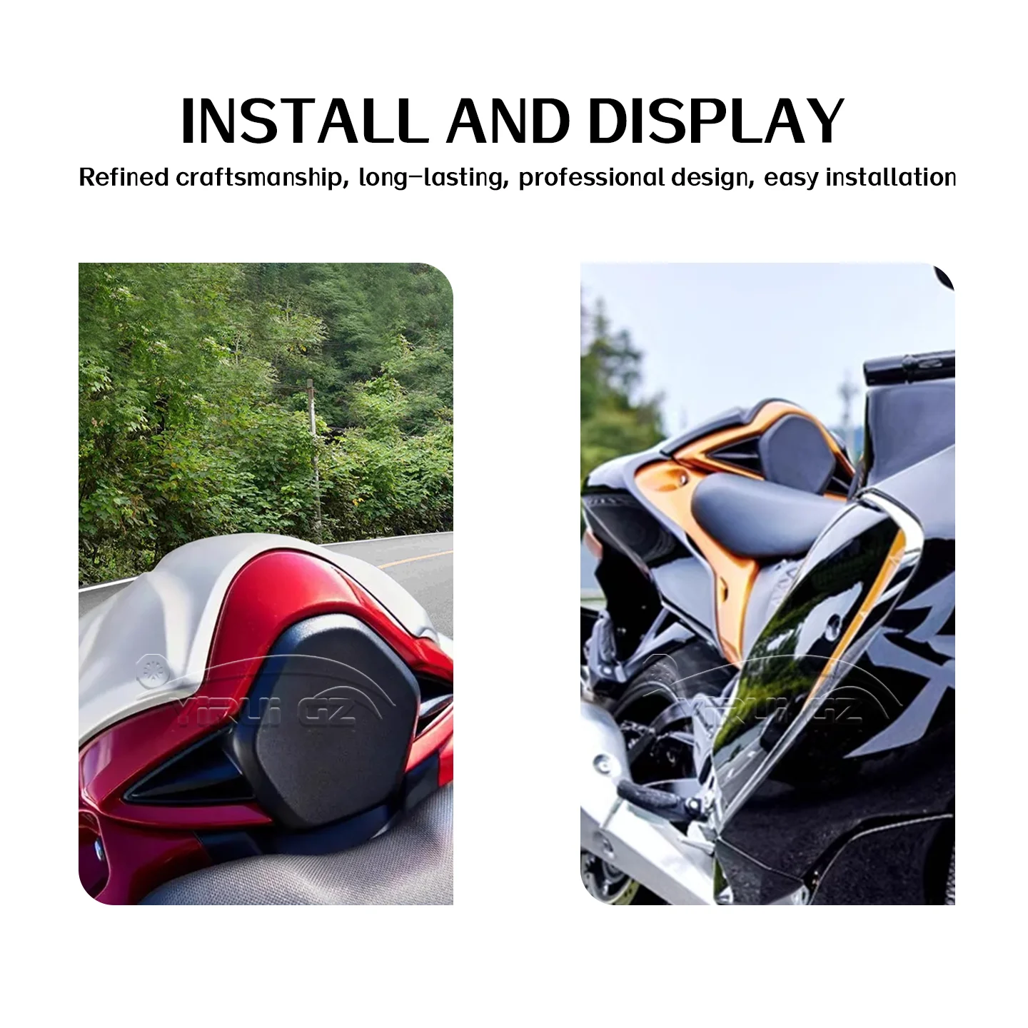 Osłona amortyzatora tylnego siedzenia pasażera motocykla Suzuki Hayabusa GSX1300R, owiewka, GSX-1300R 1300 2021-2023