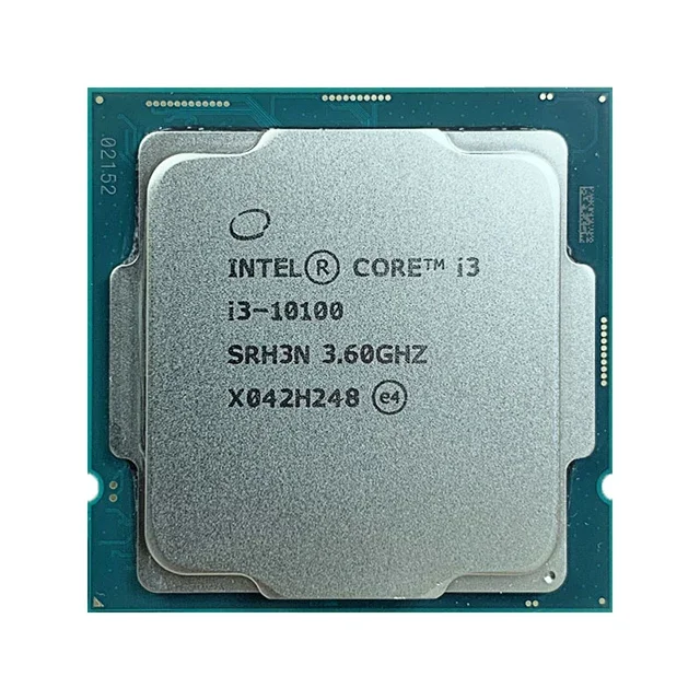 for  Core i3-10100 NEW CPU i3 10100 3.6 GHz 4-core 8-thread processor L2 = 1M L3 = 6m 65W LGA 1200 CPUs but no fan