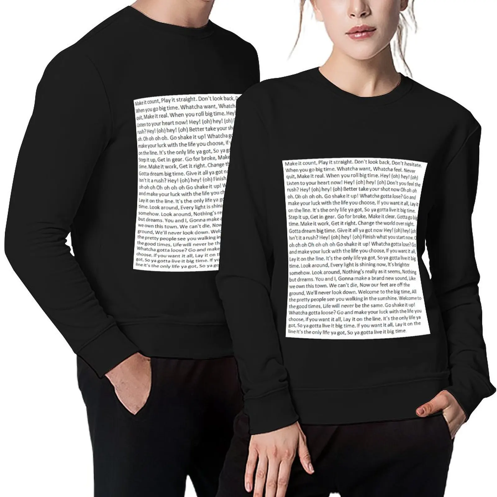 

Lyrics to Big Time Rush Pullover men's coat japanese style men's winter sweater men clothing new sweatshirt