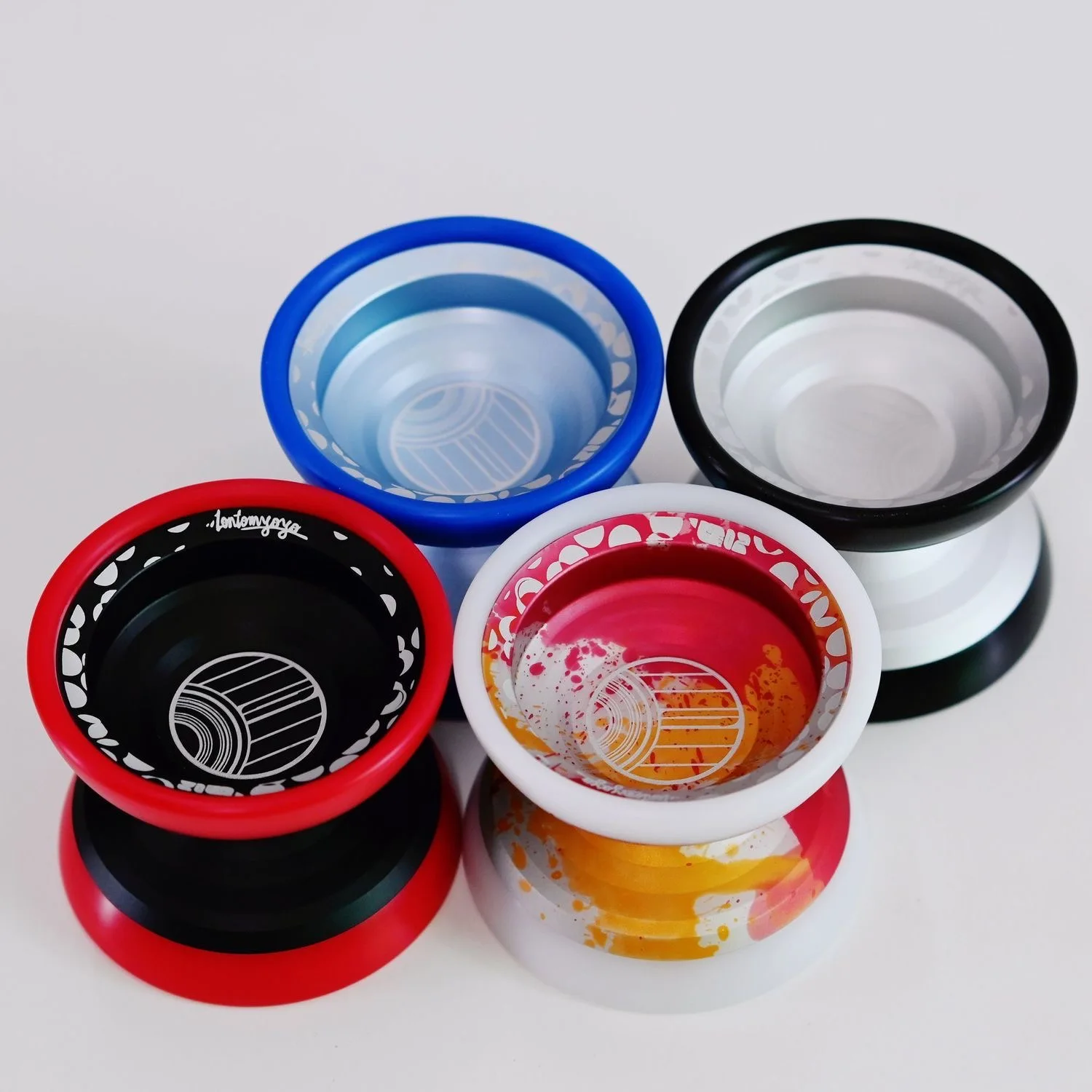 حلقة بلاستيكية من سبائك الألومنيوم الاحترافية من يويو مدمجة على الجانب الخارجي يويو مع ألعاب كلاسيكية عالية السرعة وغير مستجيبة #3