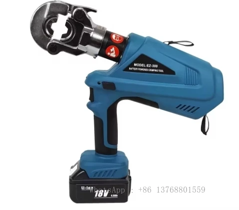 EZ-300 Battery Electric Powered Hydraulic Crimping Tools Terminals Lugs Up To 300mm2